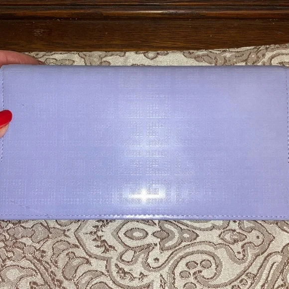 Givenchy Beautiful Lavender Natural Leather Long Wallet with COA. - Picture 2 of 15